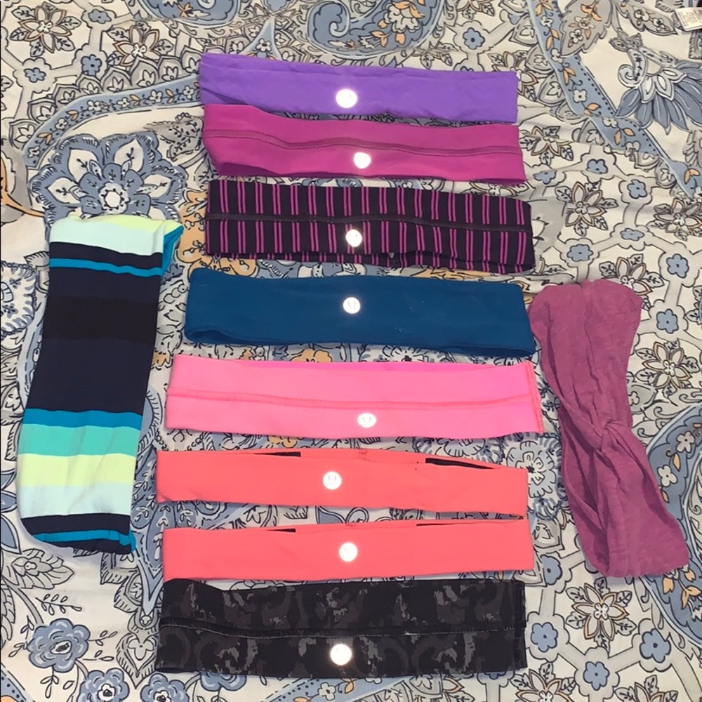 Assortment of Lululemon Headbands